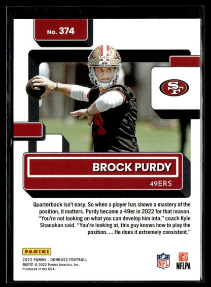 Brock Purdy Rookie Card